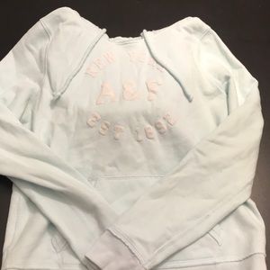Light Blue A&F hoodie